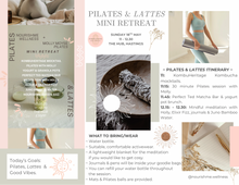 Load image into Gallery viewer, Pilates & Lattes Mini Retreat Sunday 18th January
