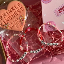 Load image into Gallery viewer, Sprinkle Kindness Cookie, Postcard & Bracelet Set