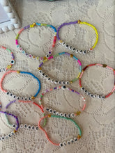 Load image into Gallery viewer, Beaded Letter Bracelets (Set of 2)