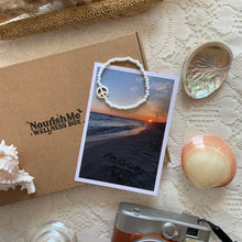 Load image into Gallery viewer, Handmade ‘Peace’ Bracelet & postcard set