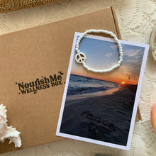 Load image into Gallery viewer, Handmade ‘Peace’ Bracelet & postcard set