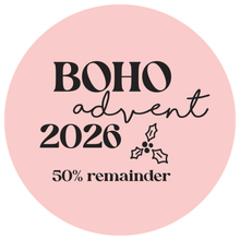 Load image into Gallery viewer, Boho Advent Calendar Remainder