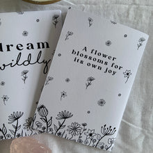 Load image into Gallery viewer, Dream Wildly A6 Notebook