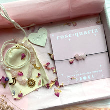 Load image into Gallery viewer, Rose Quartz Set Gift Box