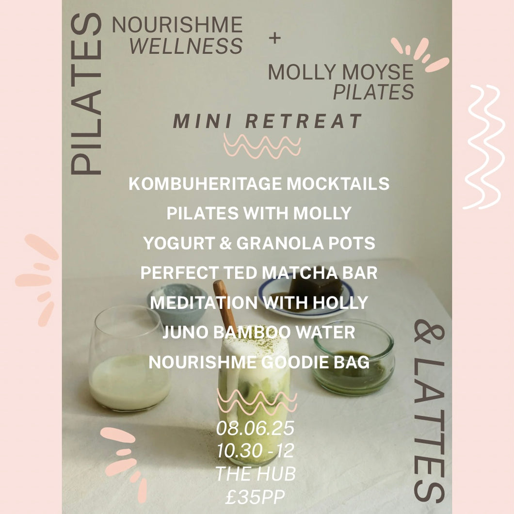Pilates & Lattes Mini Retreat Sunday 18th January