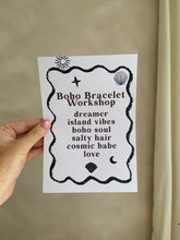 Load image into Gallery viewer, Boho Bracelet Workshop 6th September at The Crown
