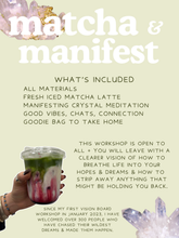 Load image into Gallery viewer, Matcha &amp; Manifest at Lolë Wellness Cafe, Deal 1st August
