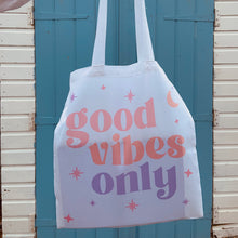 Load image into Gallery viewer, Good Vibes Only Tote
