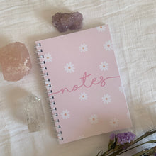 Load image into Gallery viewer, Blush Daisy Notes A6 Notebook
