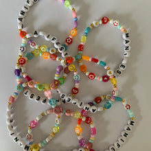 Load image into Gallery viewer, Beaded Letter Bracelet (single)
