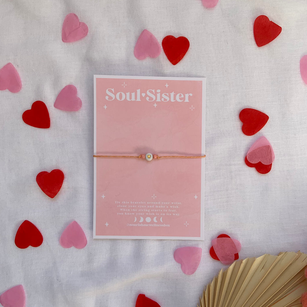 Soul Sister heart bracelet