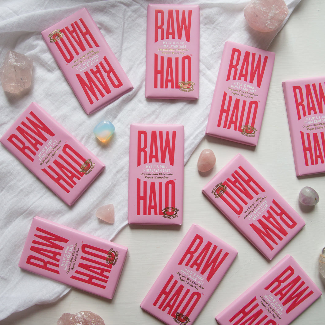 Raw Halo Pink Salt Bar