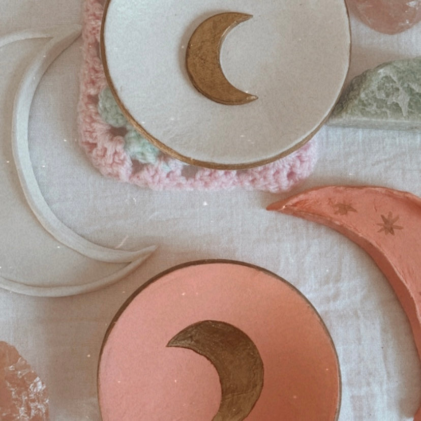 Pink Crescent Moon Dish (pre-order)