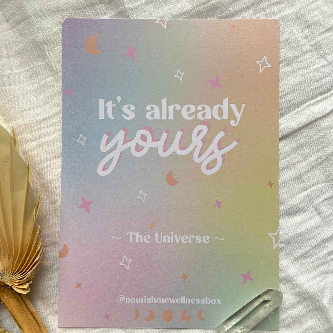 It’s Already Yours A5 Print