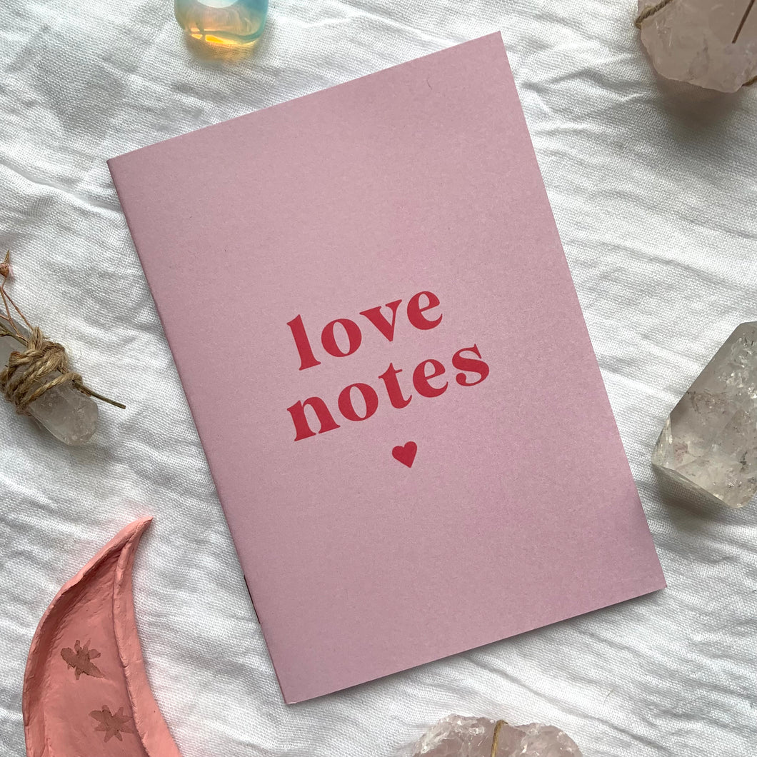 Love Notes A6 Notebook