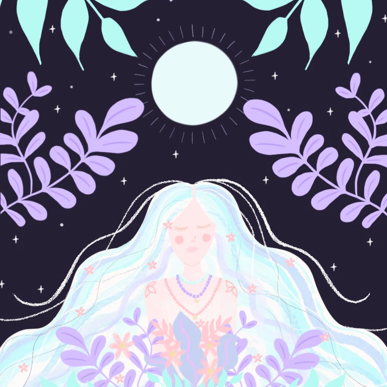 Full Moon Goddess Print